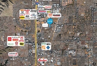 1107-1119 W Ranch Rd, Tempe, AZ - AERIAL  map view