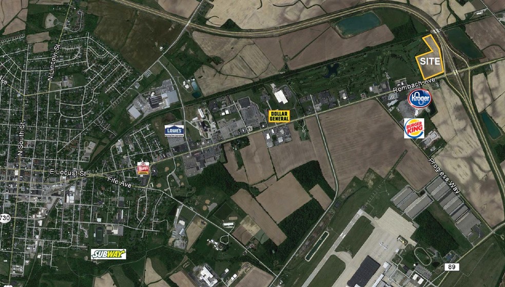 SR 22/3 & 73, Wilmington, OH for sale - Aerial - Image 3 of 3