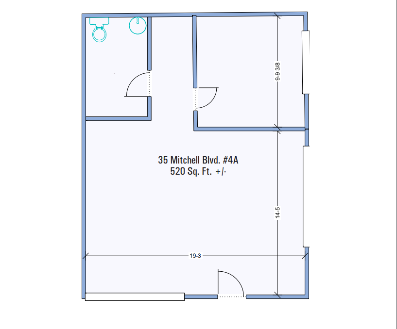 25-55 Mitchell Blvd, San Rafael, CA for lease Floor Plan- Image 1 of 1