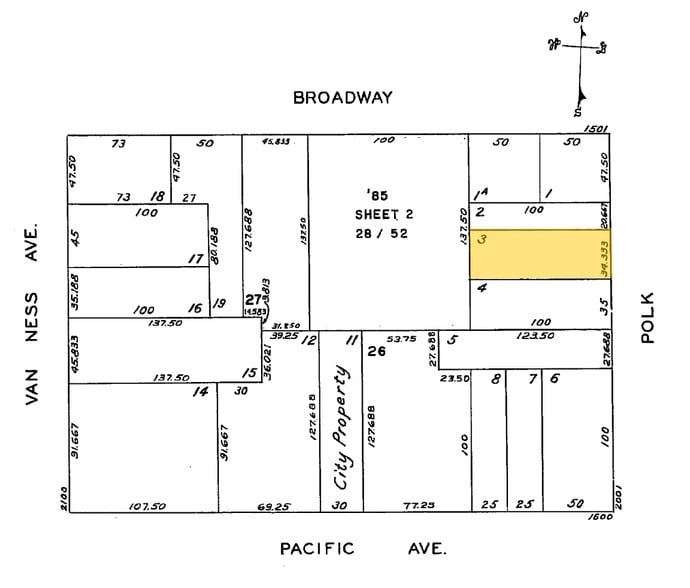 2041 Polk St, San Francisco, CA for sale - Plat Map - Image 2 of 16