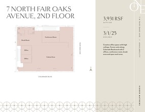 61-75 W Colorado Blvd, Pasadena, CA for lease Floor Plan- Image 1 of 1