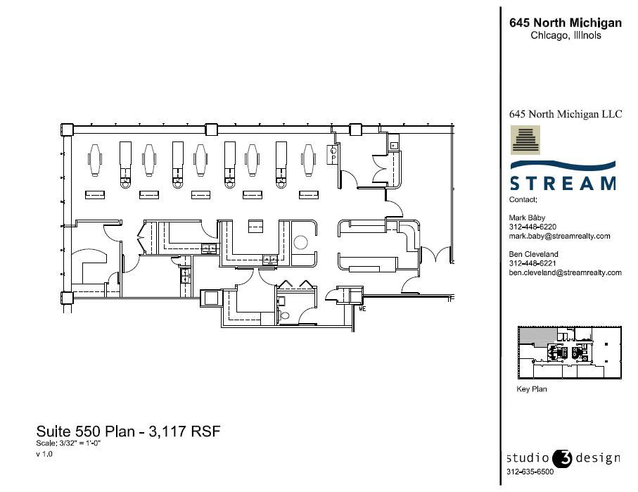 645 N Michigan Ave, Chicago, IL for lease Floor Plan- Image 1 of 1