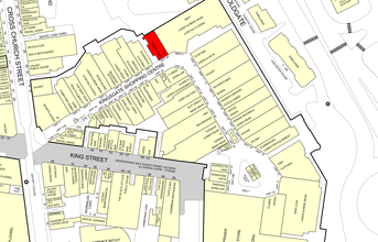 Kingsgate Shopping Centre, Huddersfield for lease Goad Map- Image 1 of 1