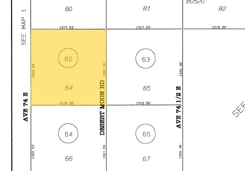 40 Acres at Big Horn Ranch Salome portfolio of 5 properties for sale on LoopNet.com - Plat Map - Image 3 of 3