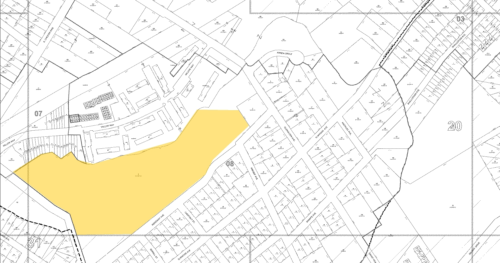 500 S Ridgeway Ave, Glenolden, PA for sale Plat Map- Image 1 of 2