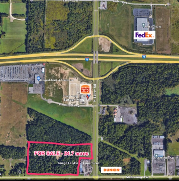 Mahoning Avenue, North Jackson, OH for sale - Aerial - Image 1 of 2