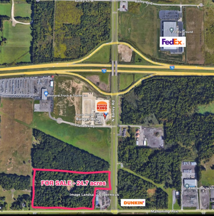 Mahoning Avenue, North Jackson, OH for sale Aerial- Image 1 of 3