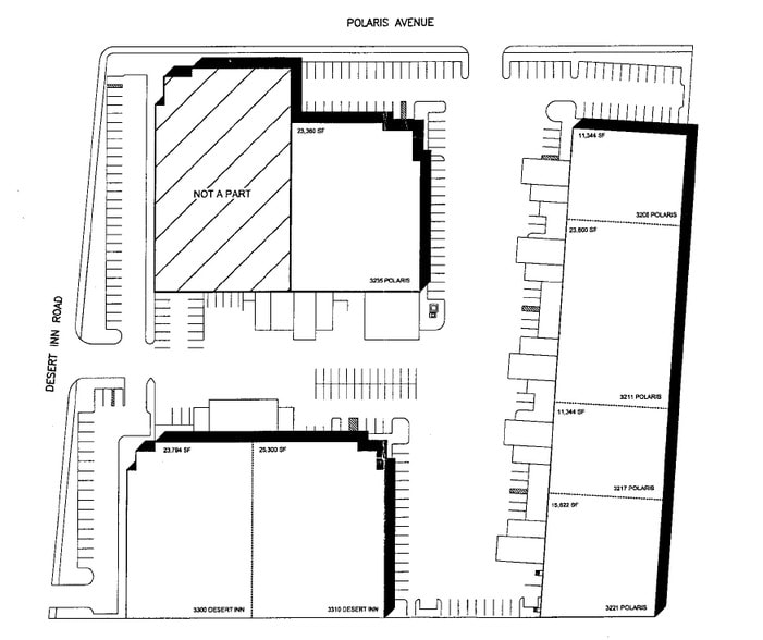 3230 Polaris Ave, Las Vegas, NV for lease - Site Plan - Image 3 of 9