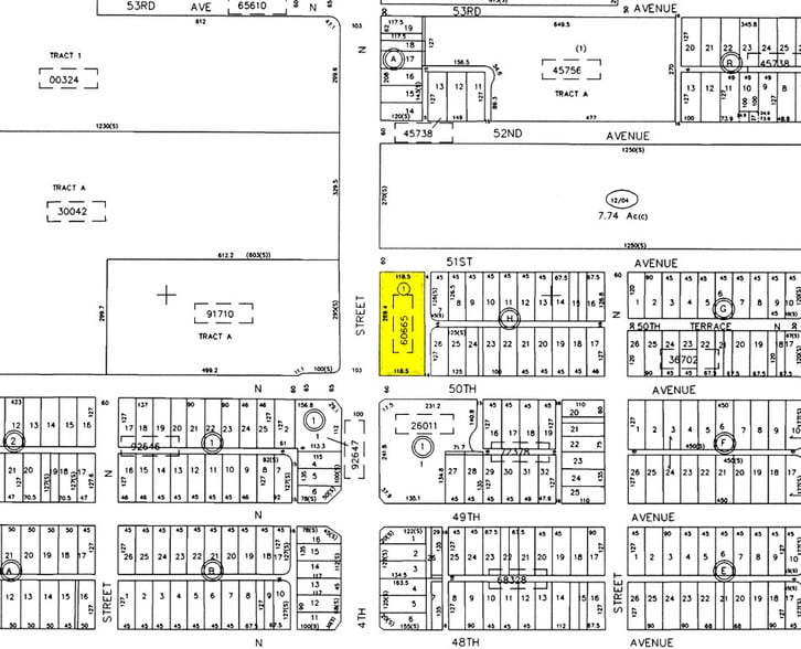 5001 4th St N, Saint Petersburg, FL for lease - Plat Map - Image 2 of 7