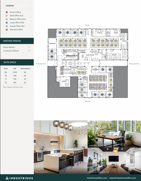 1060 N Capitol Ave, Indianapolis, IN for lease - Floor Plan - Image 3 of 14