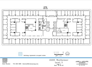 10205 Westheimer Rd, Houston, TX for lease Floor Plan- Image 1 of 1