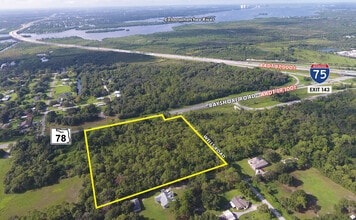 17300 Wells Rd, North Fort Myers, FL - AERIAL map view - Image1