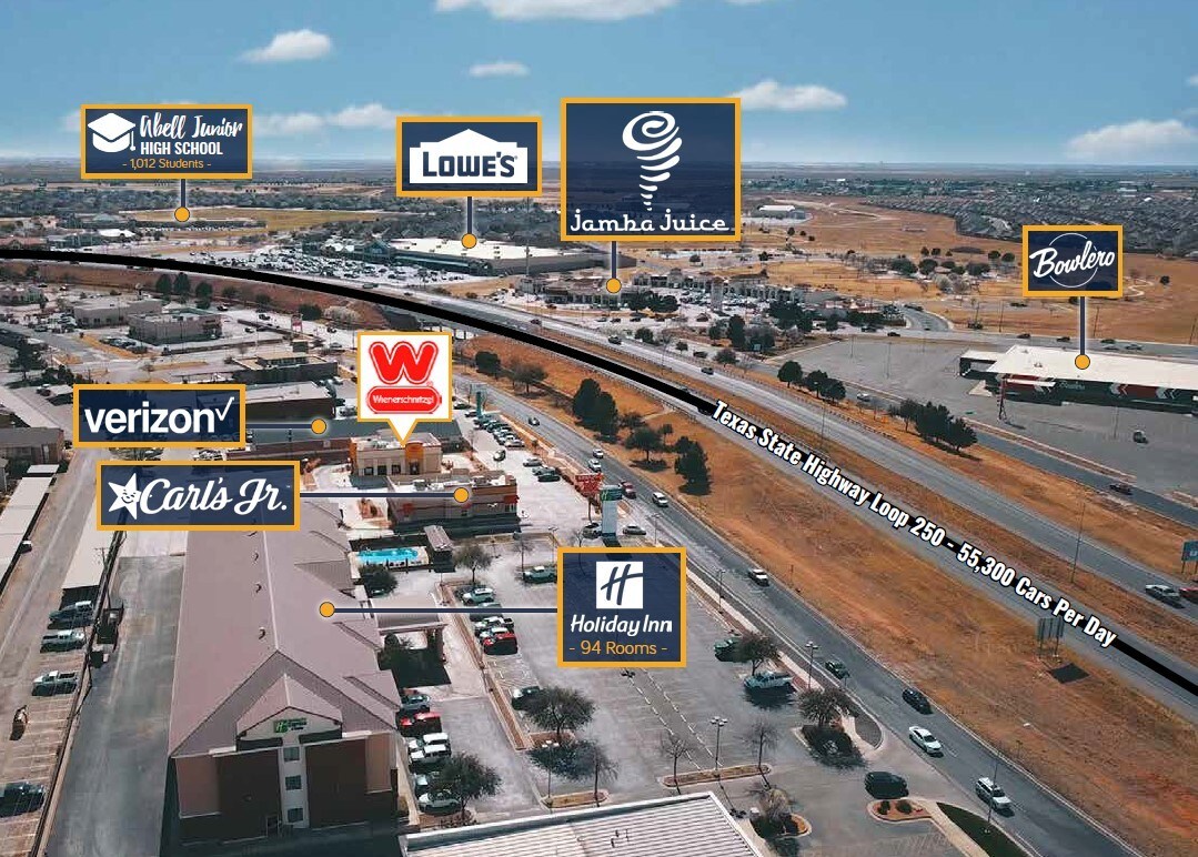 5313 W Loop 250 N, Midland, TX 79707 Carl's Jr