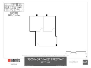 9800 Northwest Fwy, Houston, TX for lease Site Plan- Image 1 of 1