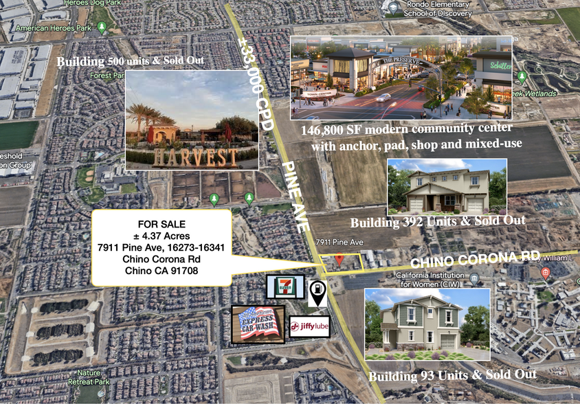 7911 Pine Ave, Chino, CA for sale - Building Photo - Image 1 of 5