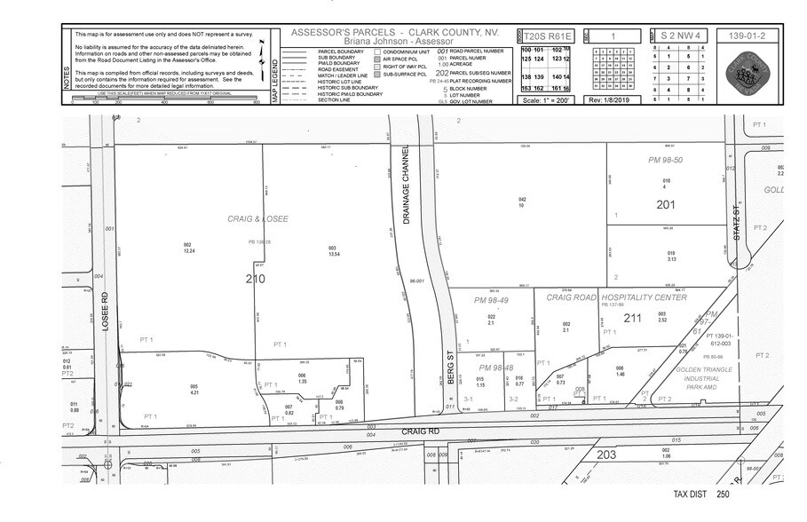 Craig Rd, North Las Vegas, NV for sale - Plat Map - Image 1 of 1
