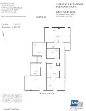 2324 Santa Rita Rd, Pleasanton, CA for lease Site Plan- Image 1 of 1