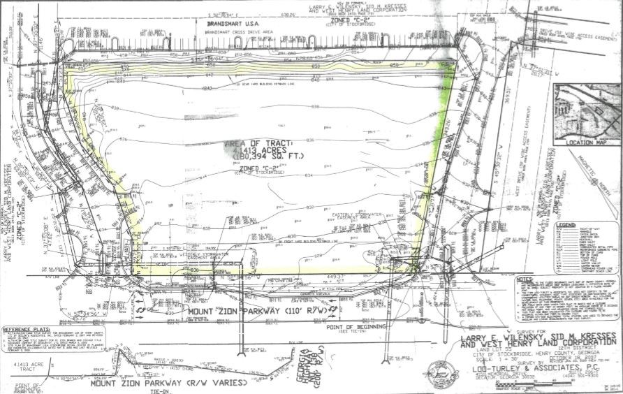 4200 Mt Zion Pkwy, Stockbridge, GA for sale - Plat Map - Image 3 of 5