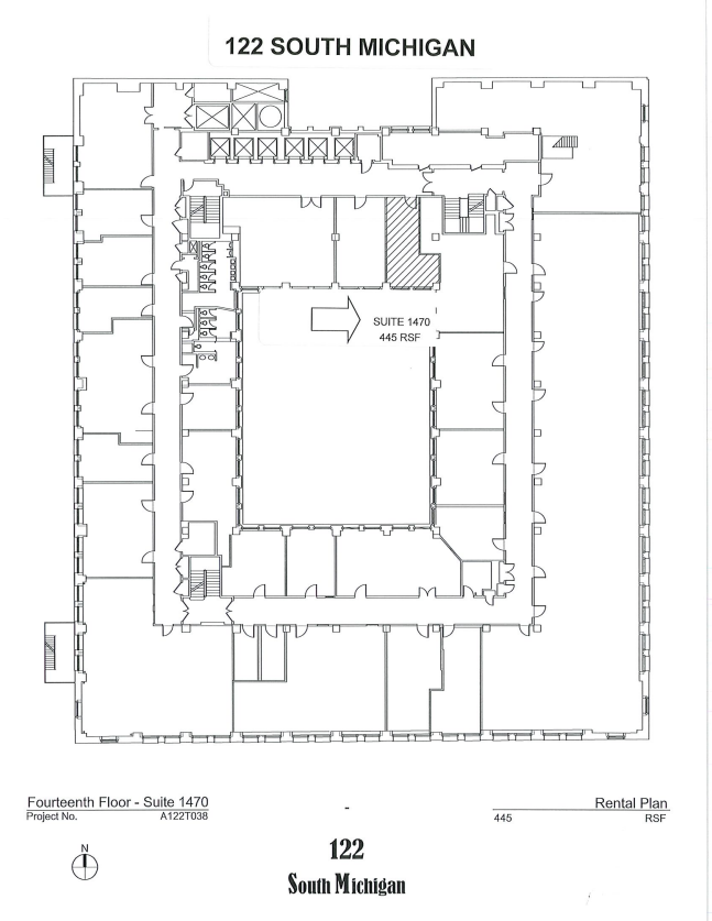 122 S Michigan Ave, Chicago, IL for lease Floor Plan- Image 1 of 1