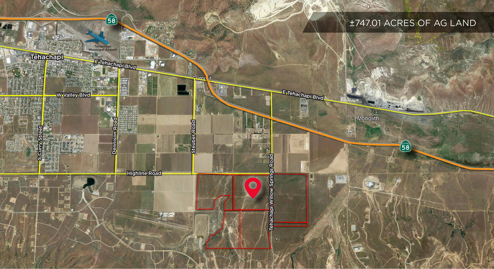 Tehachapi Willow Springs Rd, Tehachapi, CA for sale - Building Photo - Image 1 of 1
