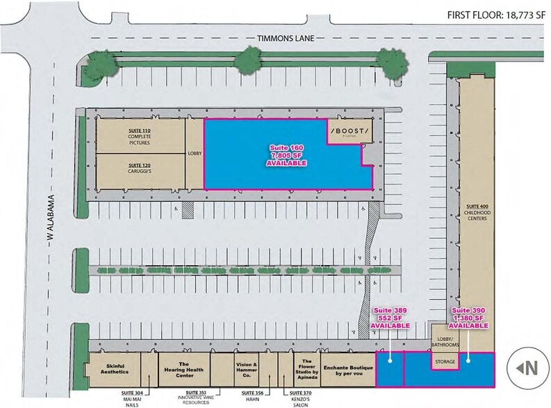 3701 W Alabama- St, Houston, TX for lease - Site Plan - Image 2 of 2