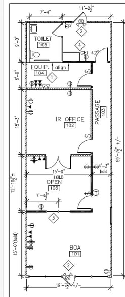 6911-6919 NW 122nd, Oklahoma City, OK for lease - Floor Plan - Image 3 of 3