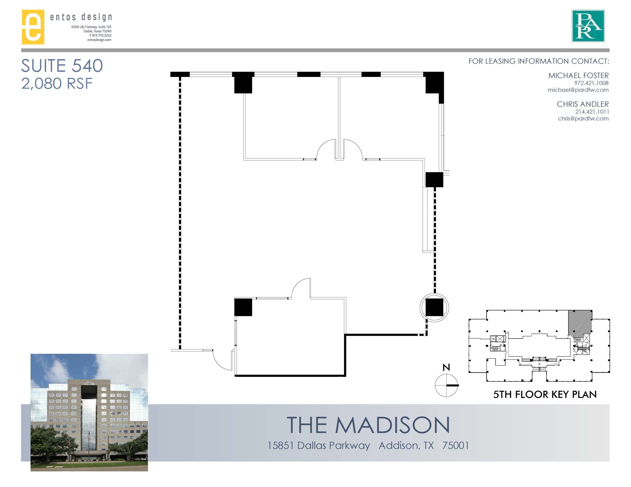 15851 Dallas Pkwy, Addison, TX for lease Floor Plan- Image 1 of 1