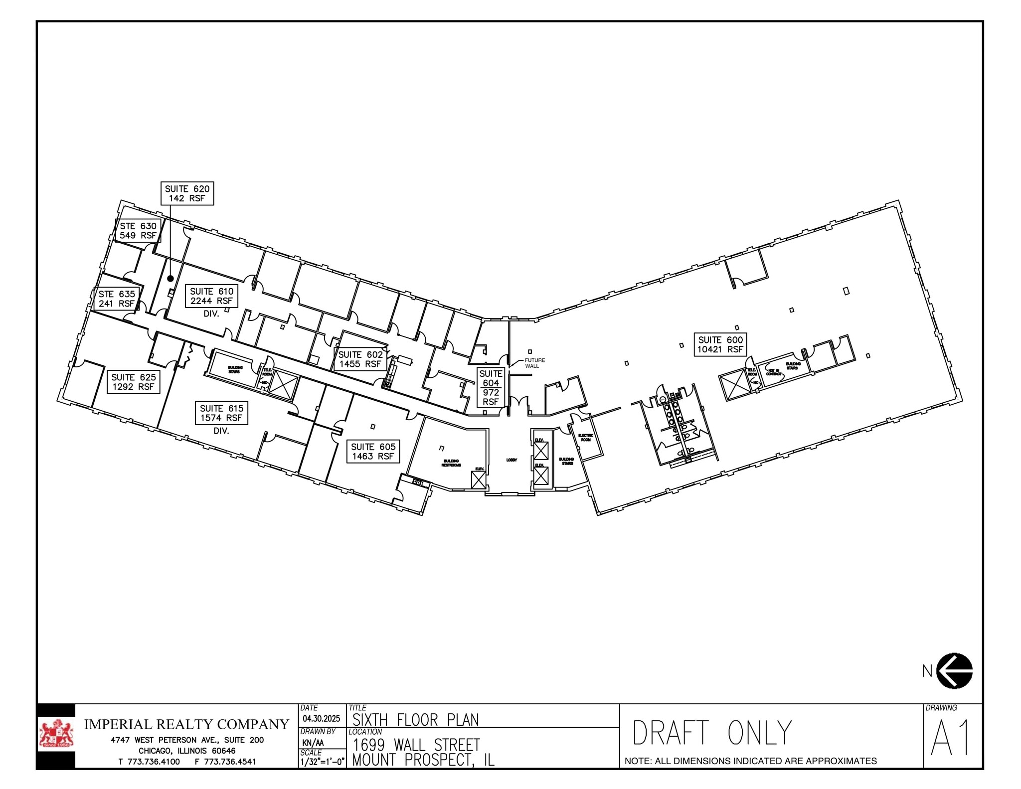 1699 Wall St, Mount Prospect, IL for lease Site Plan- Image 1 of 1