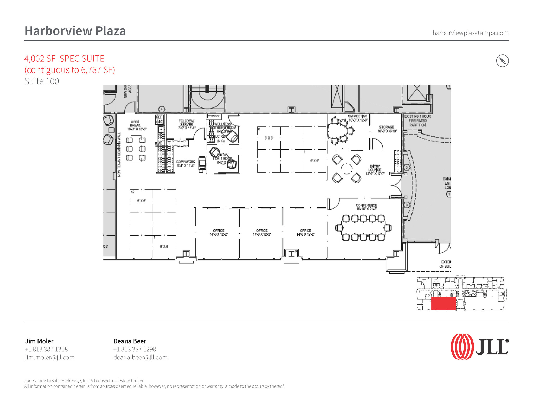 3031 N Rocky Point Dr W, Tampa, FL for lease Floor Plan- Image 1 of 1