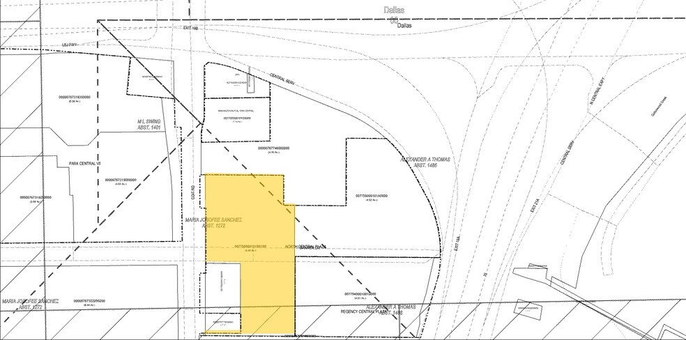 12660 Coit Rd, Dallas, TX for lease - Plat Map - Image 3 of 11