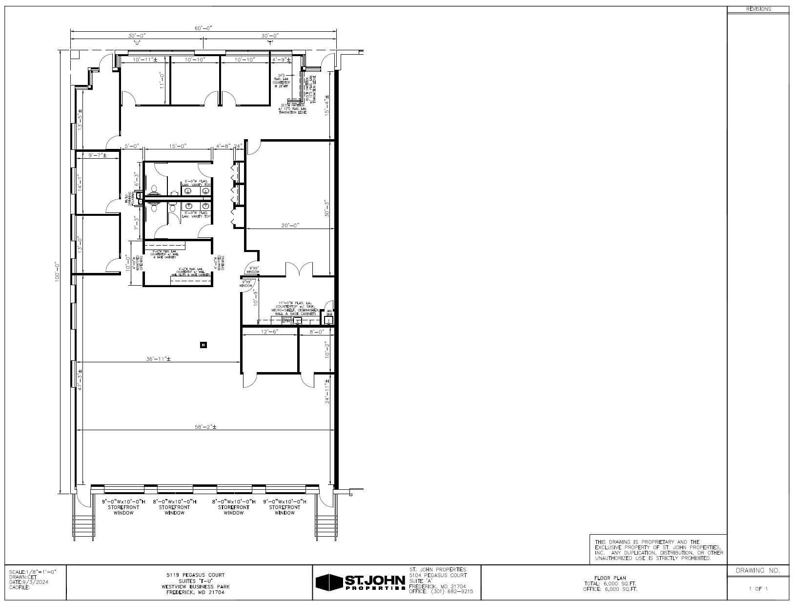 5100 Pegasus Ct, Frederick, MD for lease Floor Plan- Image 1 of 1