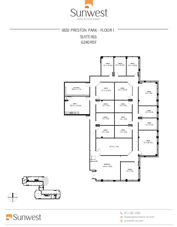 1800 Preston Park Blvd, Plano, TX for lease Floor Plan- Image 1 of 1