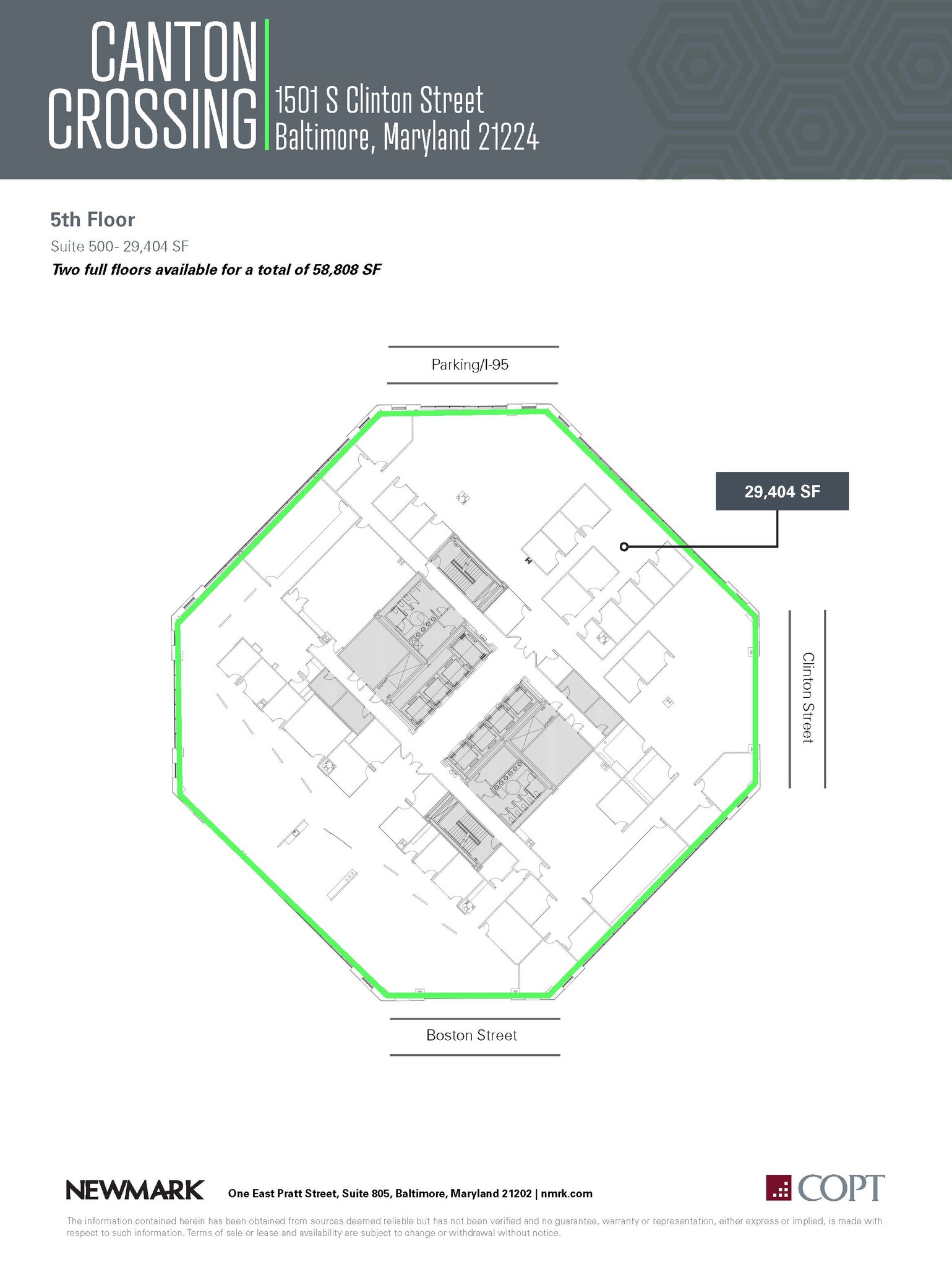 1501 S Clinton St, Baltimore, MD for lease Floor Plan- Image 1 of 1