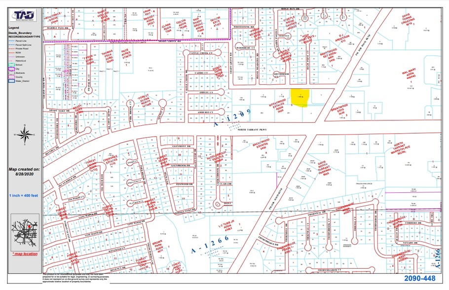 8479 Davis Blvd, North Richland Hills, TX for sale - Plat Map - Image 2 of 27