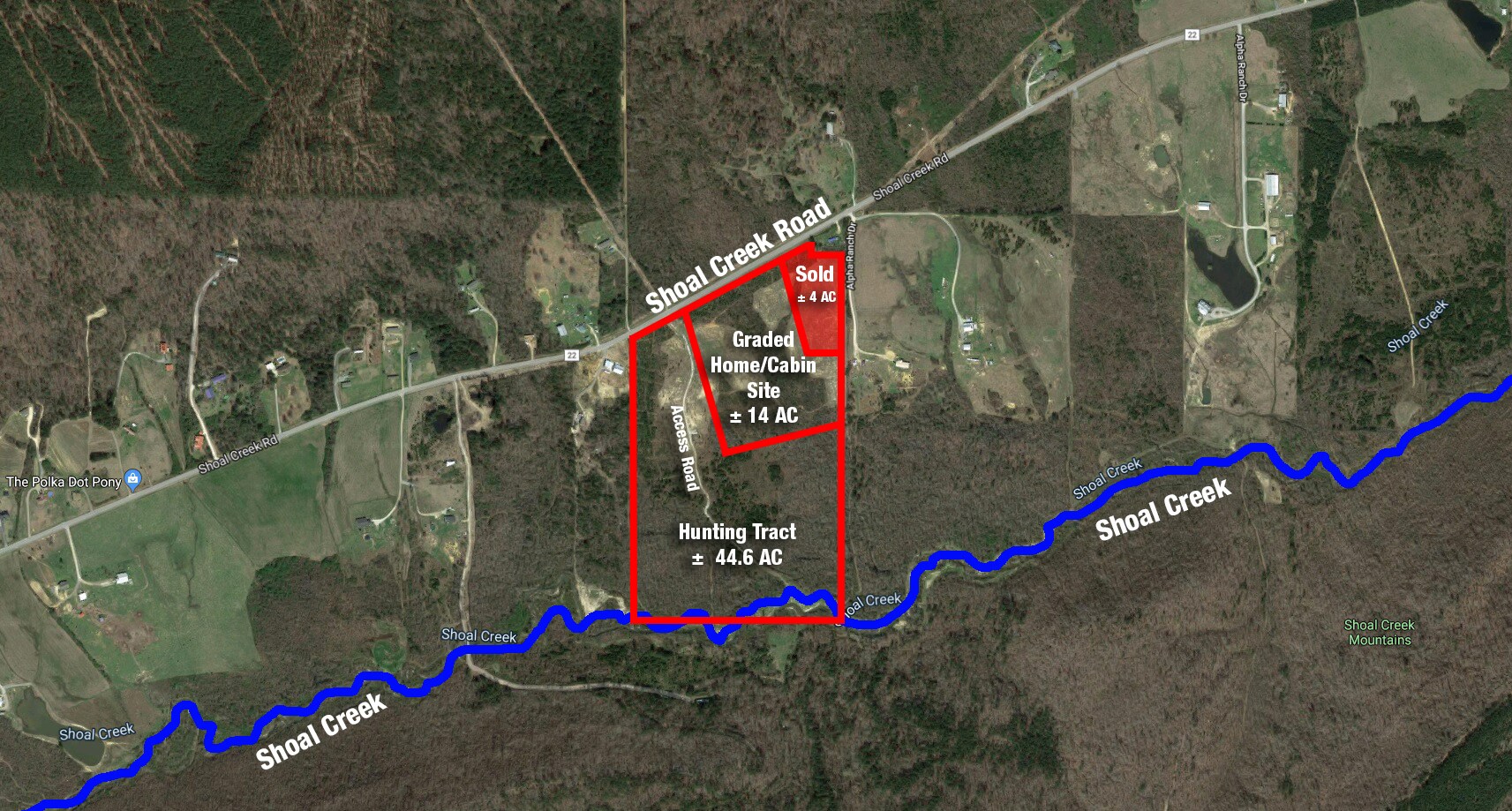 Shoal Creek Rd, Ashville, AL for sale Primary Photo- Image 1 of 1