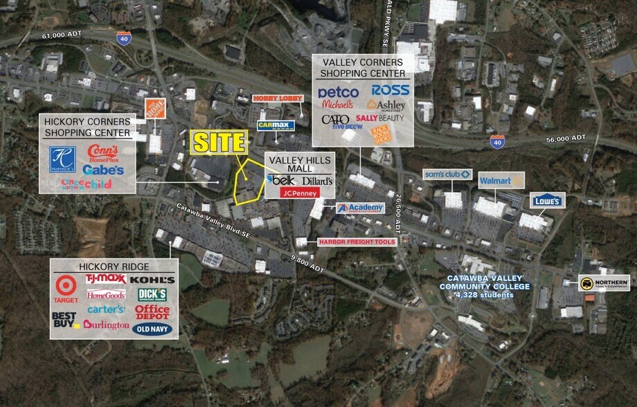 1940 US Highway 70 SE, Hickory, NC for sale - Building Photo - Image 1 of 1