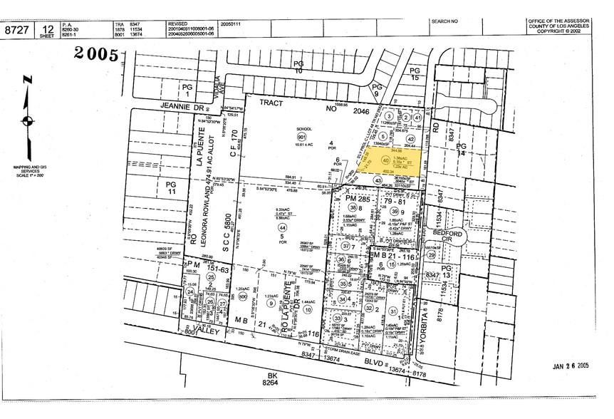 489 Yorbita Rd, City Of Industry, CA for lease - Plat Map - Image 2 of 2