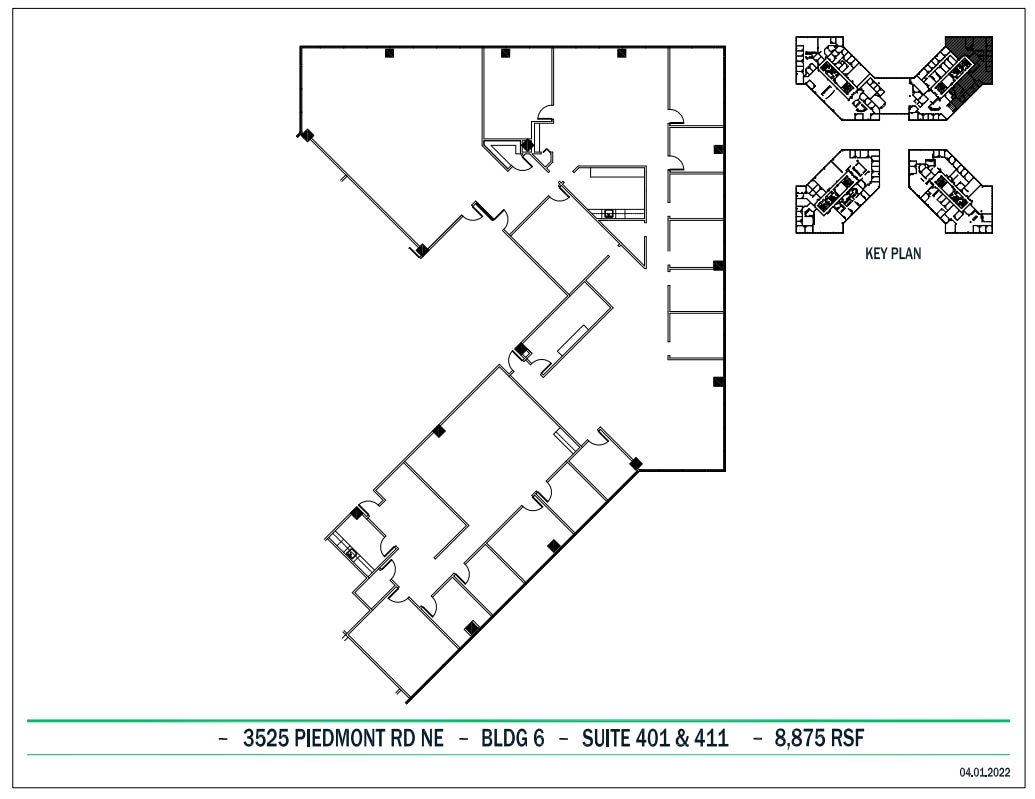 3495 Piedmont Rd NE, Atlanta, GA for lease Floor Plan- Image 1 of 1