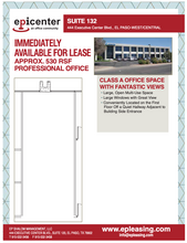 444 Executive Center Blvd, El Paso, TX for lease Floor Plan- Image 2 of 7