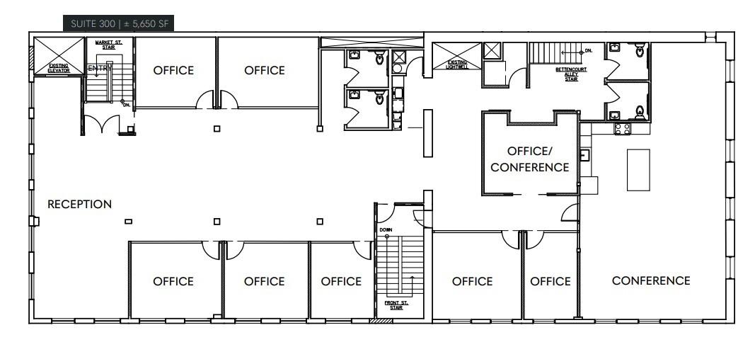 106 Market St, Wilmington, NC for lease Floor Plan- Image 1 of 1