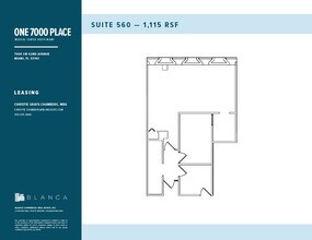 7000 SW 62nd Ave, Miami, FL for lease Floor Plan- Image 1 of 1