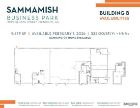 17825 NE 65th St, Redmond, WA for lease Floor Plan- Image 1 of 1