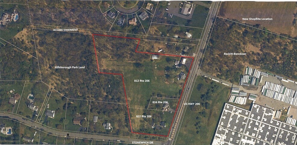 812-822 US Highway 206, Hillsborough, NJ for sale - Site Plan - Image 1 of 14