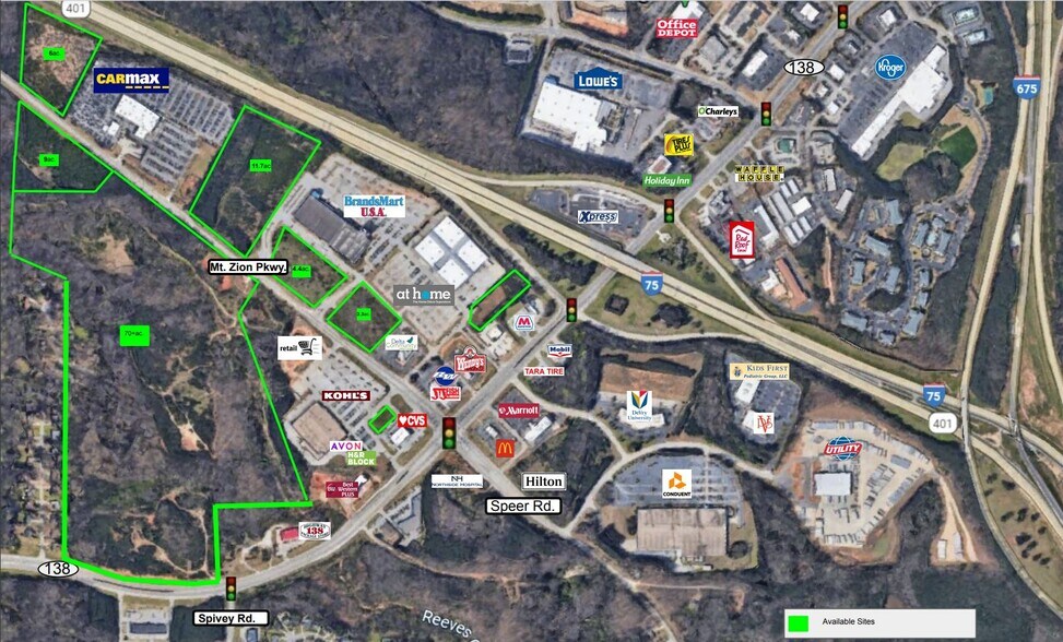 3005 Mount Zion Pky, Stockbridge, GA 30281 Land for Sale