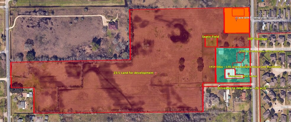 1454 Oday Rd, Pearland, TX for sale - Building Photo - Image 2 of 8