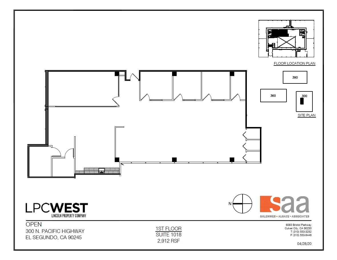 300 N Pacific Coast Hwy, El Segundo, CA for lease Floor Plan- Image 1 of 1