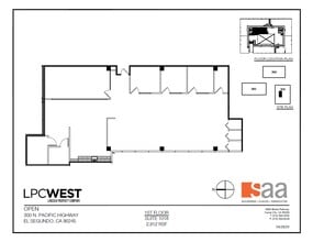 300 N Pacific Coast Hwy, El Segundo, CA for lease Floor Plan- Image 1 of 1