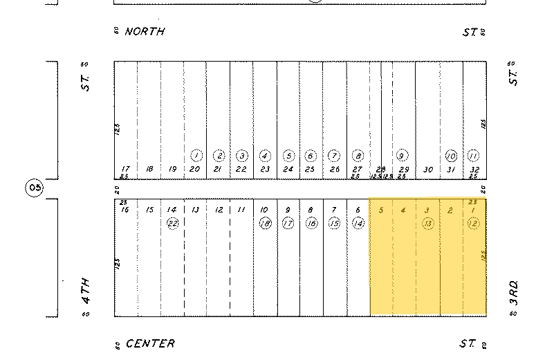 306 Center St, Taft, CA for sale - Plat Map - Image 2 of 2