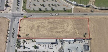 Trumble Rd, Menifee, CA - aerial  map view