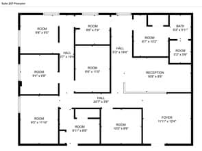 7350 W College Dr, Palos Heights, IL for lease Floor Plan- Image 1 of 11